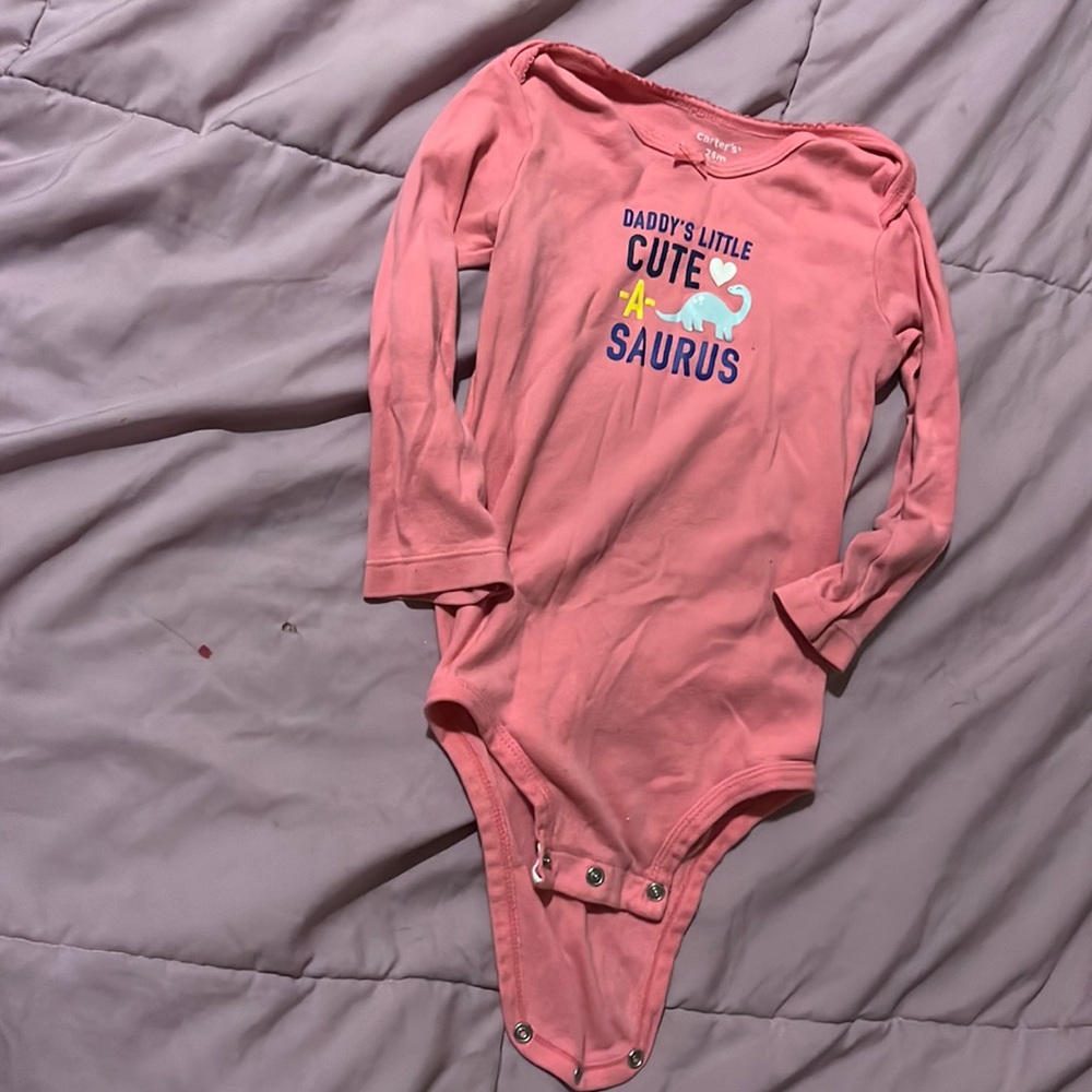 Pink Carter’s Onesie